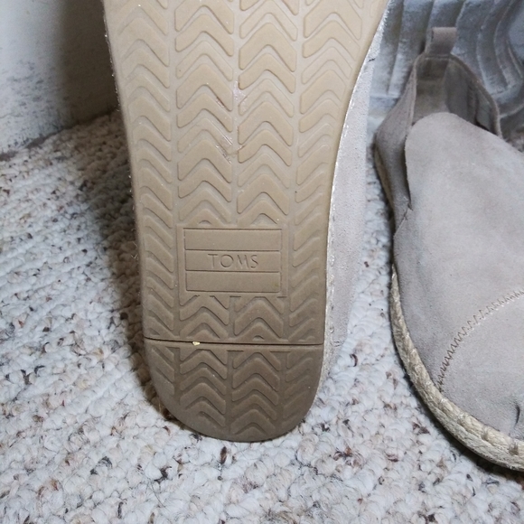 Toms Alpargata Deconstructed Taupe Suede Rope Trimmed Espadrilles - Picture 10 of 11